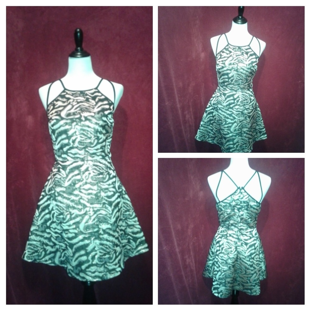 Mettalic dress